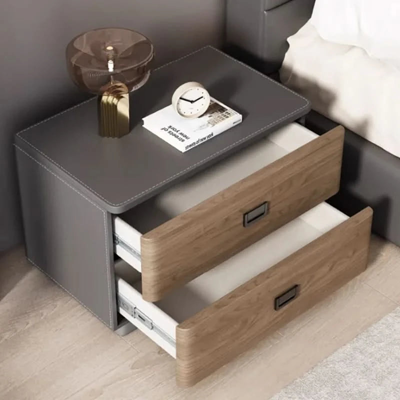 Bedroom Storage Bedside Table Italian Style Space Saving Bedside Tables Aesthetic Modern Mesitas De Noche Home Furniture