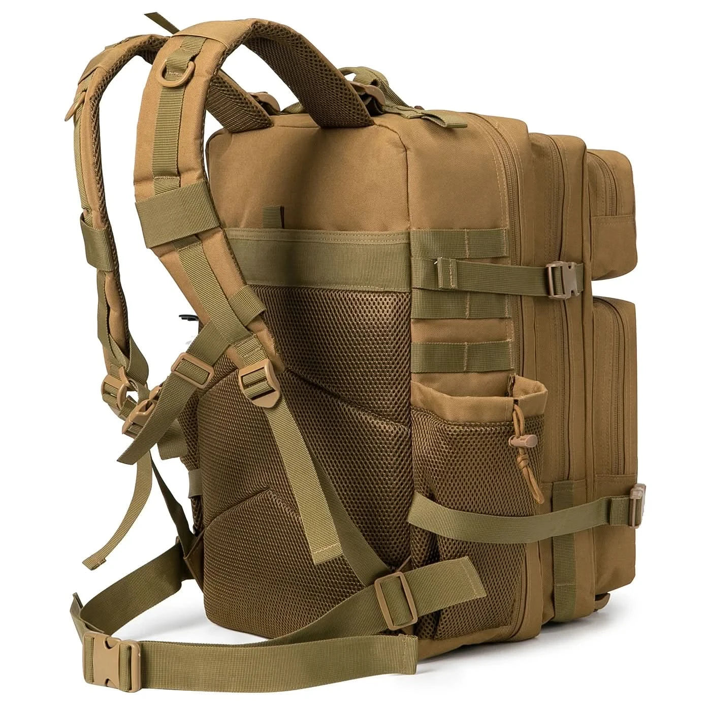 45L Taktischer Rucksack für Herren Outdoor Camping Ausrüstung Wanderrucksack Überlebensrucksack Reisetasche Schulranzen
