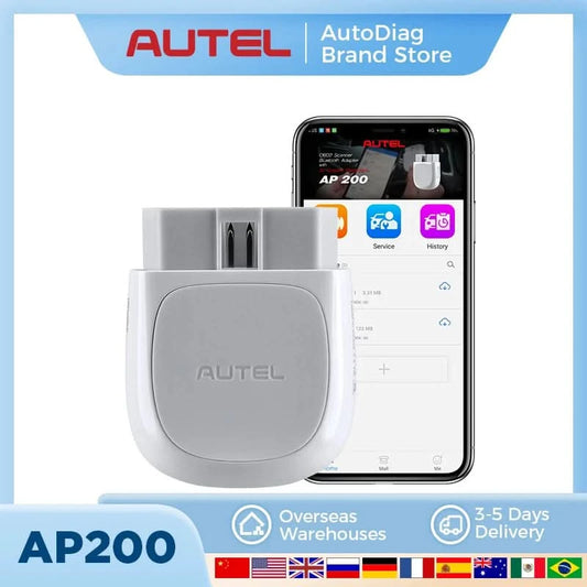 AUTEL MaxiAP AP200 Scanner Bluetooth OBD2 All System Automotive Diagnostic Tool TPMS Code Reader EPB Tool