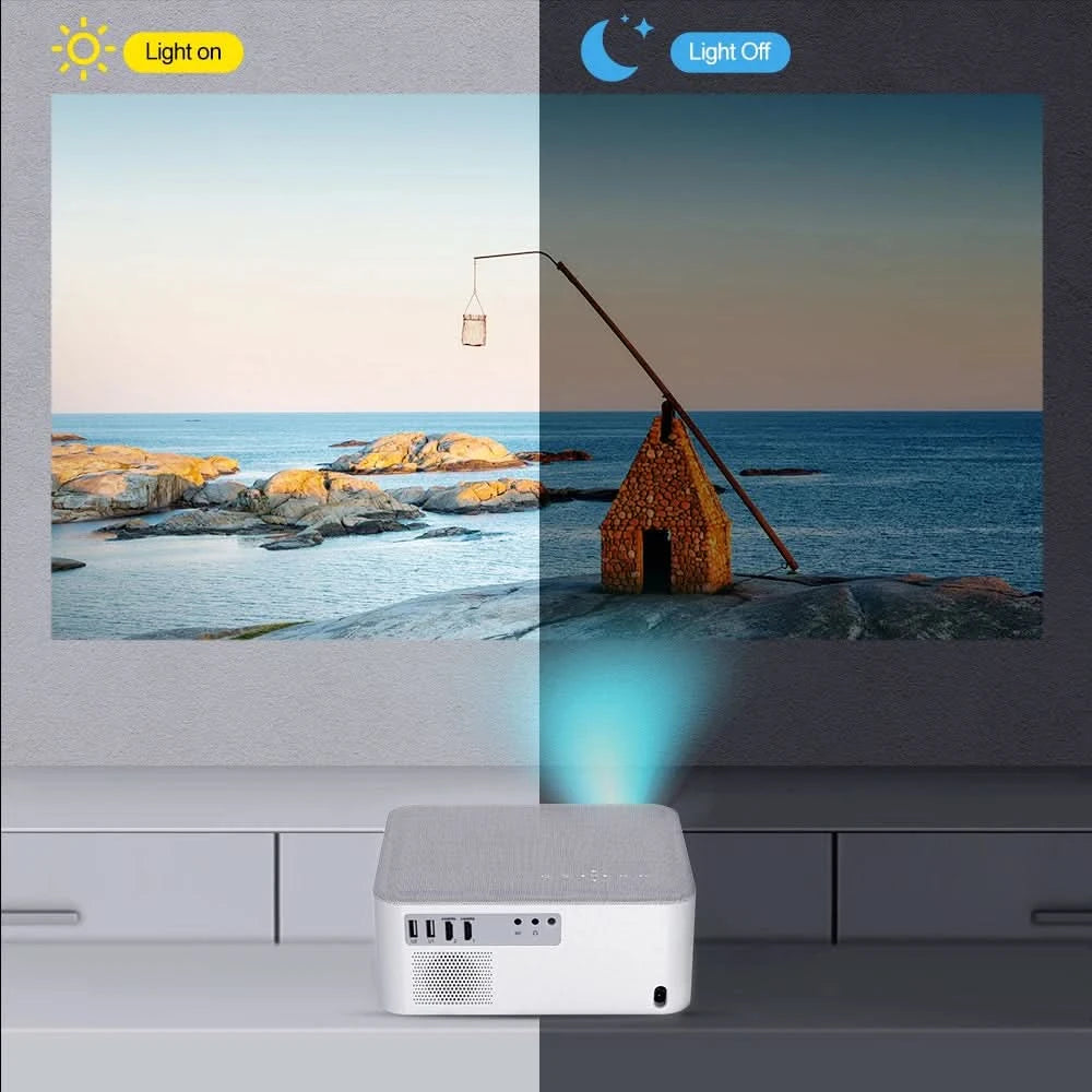 ThundeaL TD92 Pro Full HD Projector Portable Home Theater for 2K 4K 1080P Video Android WIFI Phone TD92Pro Beam Projector Cinema