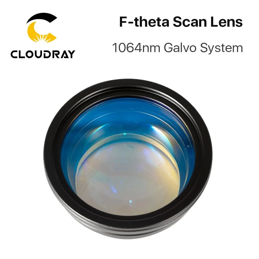 F-Theta-Scanobjektiv Feldlinse 1064nm 50x50 - 300x300 F63-420mm für 1064nm YAG-Glasfaserlaser-Markierungsmaschinenteile