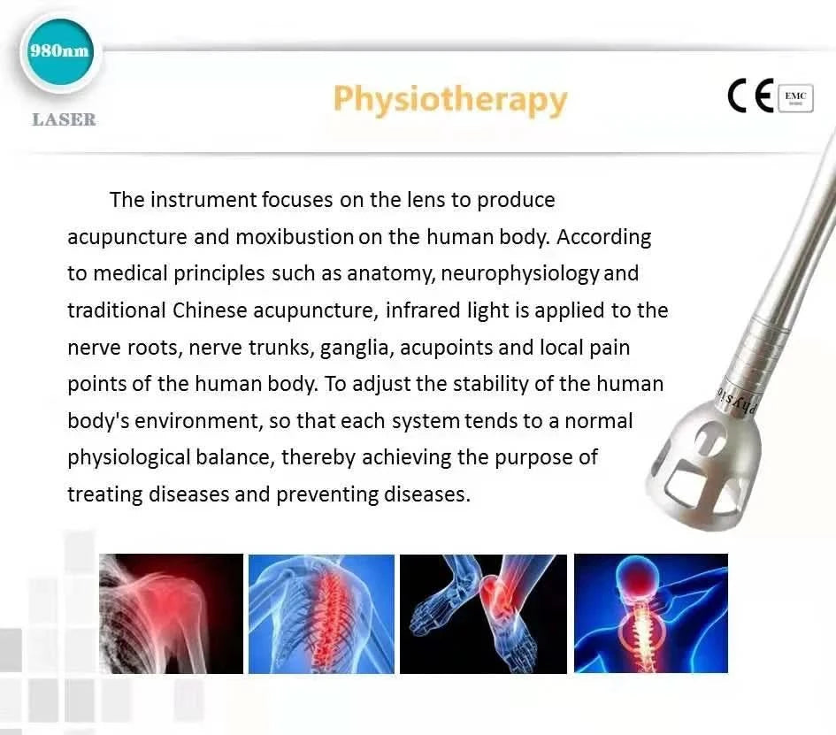 BEST 30W 5 in 1 980nm Diode Laser Vascular Removal Machine Remove Spider Veins 980 Diode Laser Blood Vessels Removal Nail Fungus