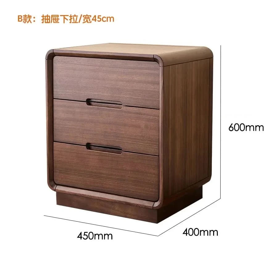 European Retro Nightstands Organizer Drawer Trendy Bedroom Hidden Storage Nightstands Bedsides Classic Mesa De Noche Furniture