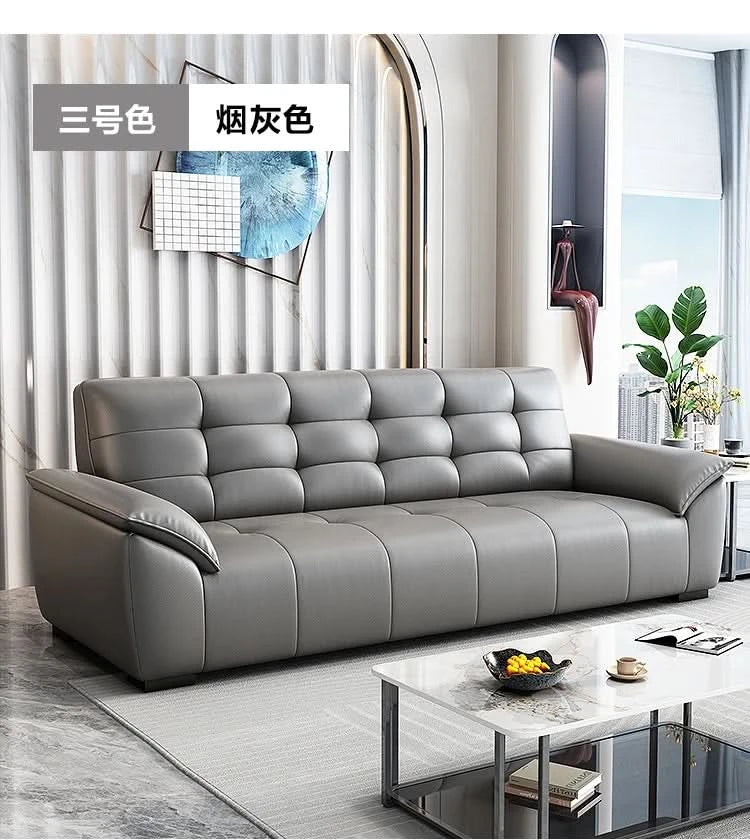 Office Sofa Simple Leisure Lounge Area Reception And Discussion Small Rental Room Three-person Coffee Table Combination
