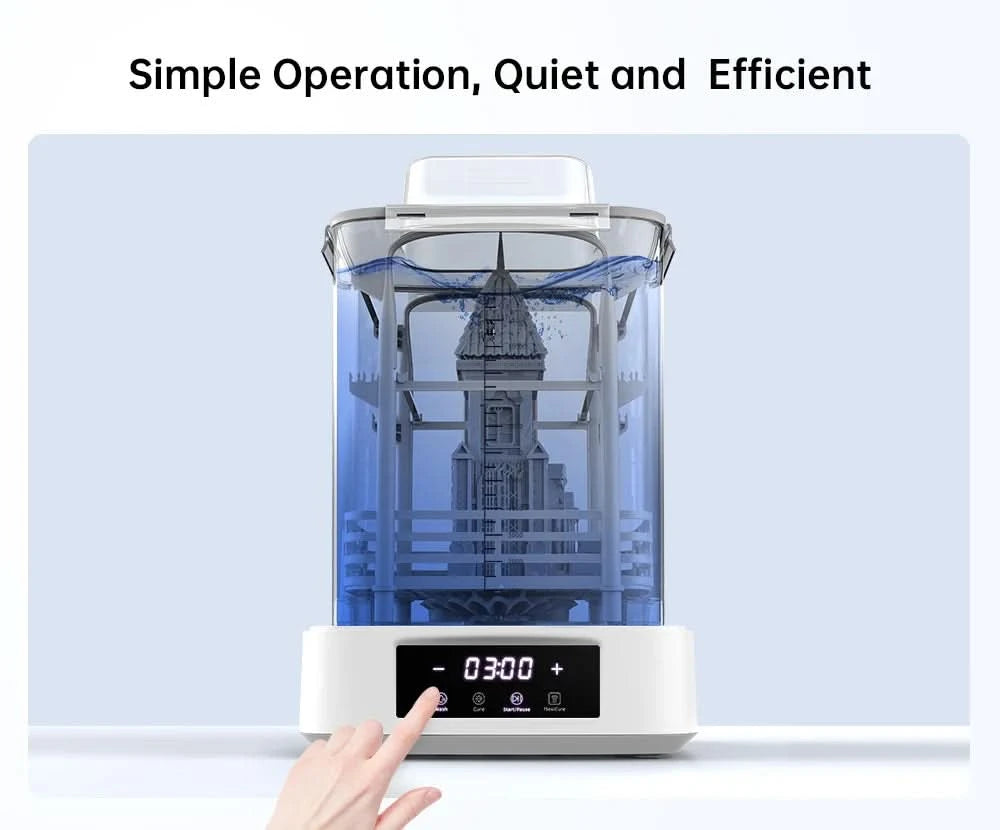 ANYCUBIC Wash & Cure 3 Plus Wasch- und Härtungsstation 2 in 1 für 12K Mono M5s 6K Mono X 6Ks LCD 3D-Drucker 3D-Druckmodelle