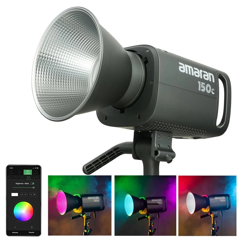 amaran 150c RGBWW LED-Videoleuchte Fotoleuchte 2500K-7500K für TikTok Live-Streaming Foto-Videoaufnahmen von Aputure