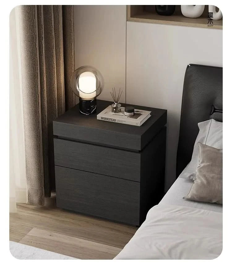 solid wood bedside cabinet multi-functional hidden compartment bedside hidden storage cabinet bedroom locker