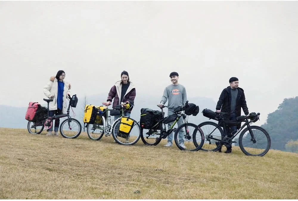 Rhinowalk Wasserdichte Fahrradtasche 20L/27L Reise Radtasche Korb Fahrrad Gepäckträger Hinten Sattel Tasche Fahrradtaschen & Packtaschen