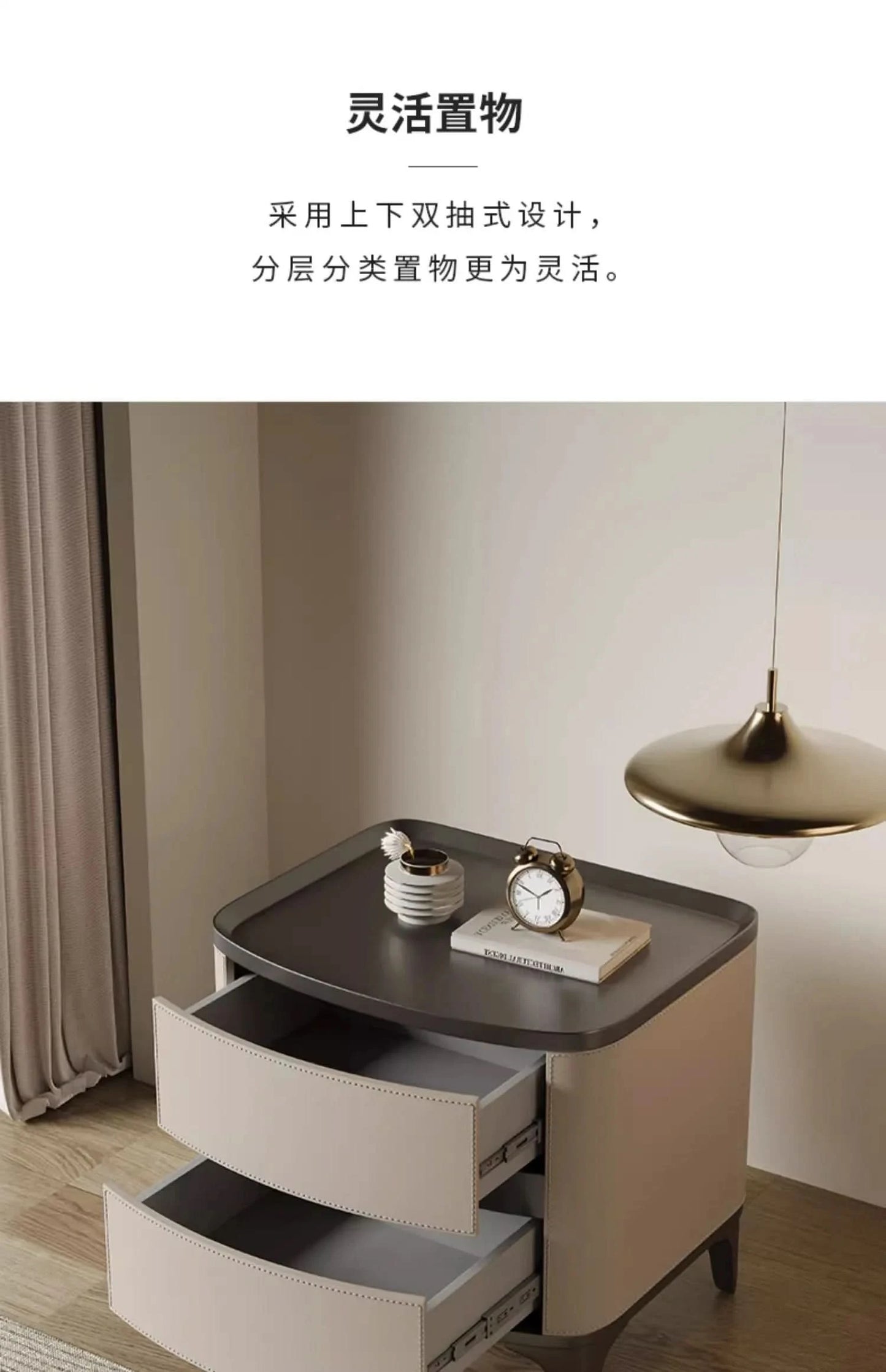 Space Saving Bedside Table Bedroom Modern Drawers Storage Bedside Table Unique Luxury Mesitas De Noche Dormitorio Home Furniture