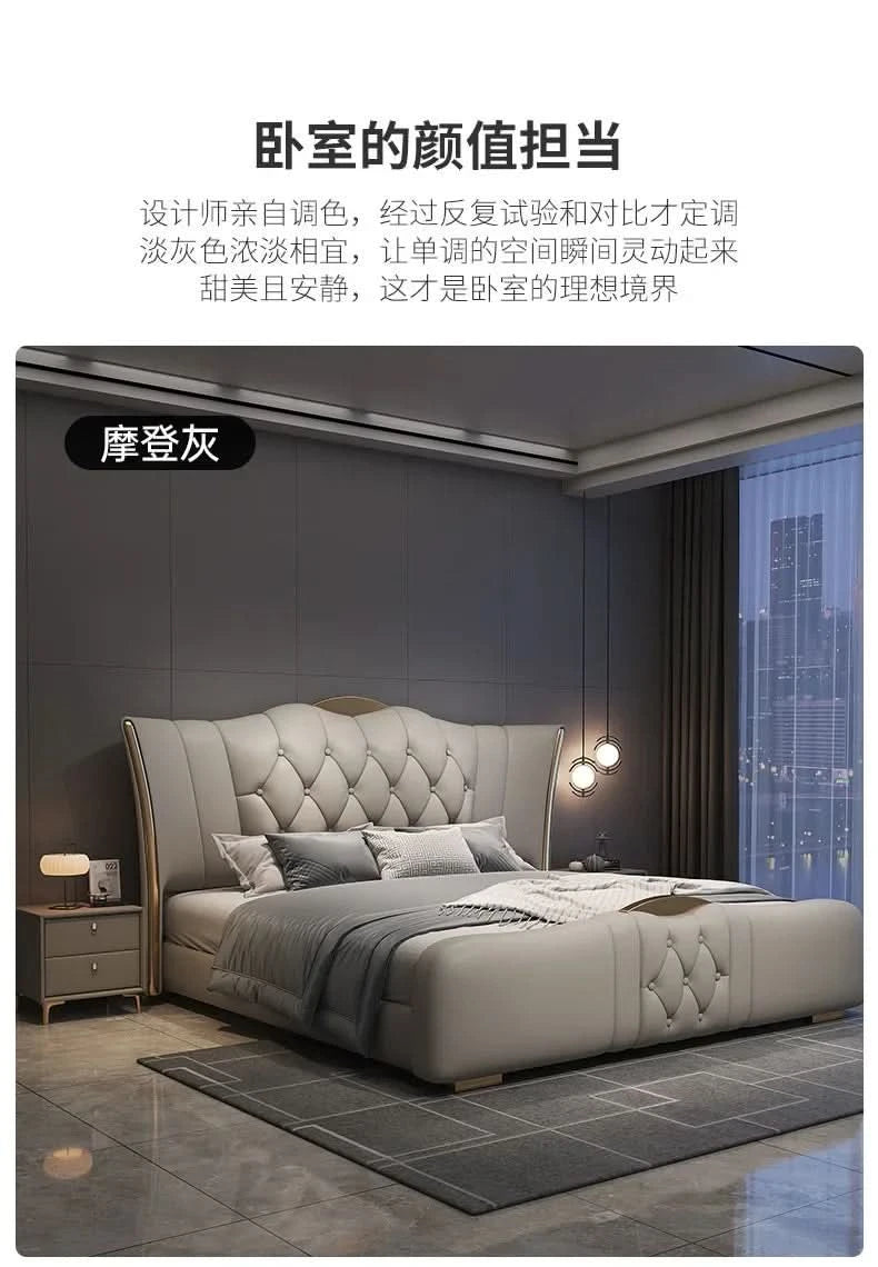 Bedgeraamte & Frames Bedframes Queen Size With Mattress Bed 180x200cm King Size Single Bed Base Modern Bedroom Set Furniture