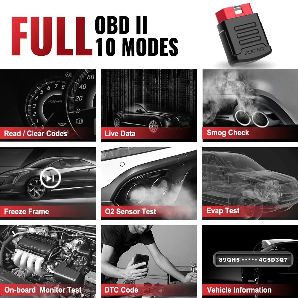 MUCAR BT200 & BT200 Pro Obd2 Diagnosegeräte Bluetooth obd 2 Scanner Automobil Code-Lesegerät Alle Systemdiagnose lebenslang kostenlos