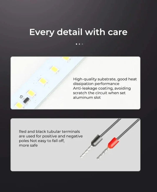Creality Original Ender-3 V3 SE/KE LED Light Bar Kit Bright Light Energy and Power Saving Easy Installation