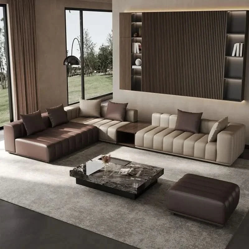 European Designer Living Room Sofas Narrow Dark Modern Boneless Living Room Sofas Corner Curved Woonkamerbanken Furniture Home