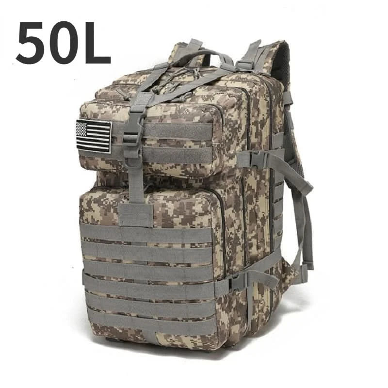 30L/50L 1000D Nylon Wasserdichter Rucksack Outdoor-Rucksäcke Taktischer Sport Camping Wandern Trekking Angeln Jagdtasche