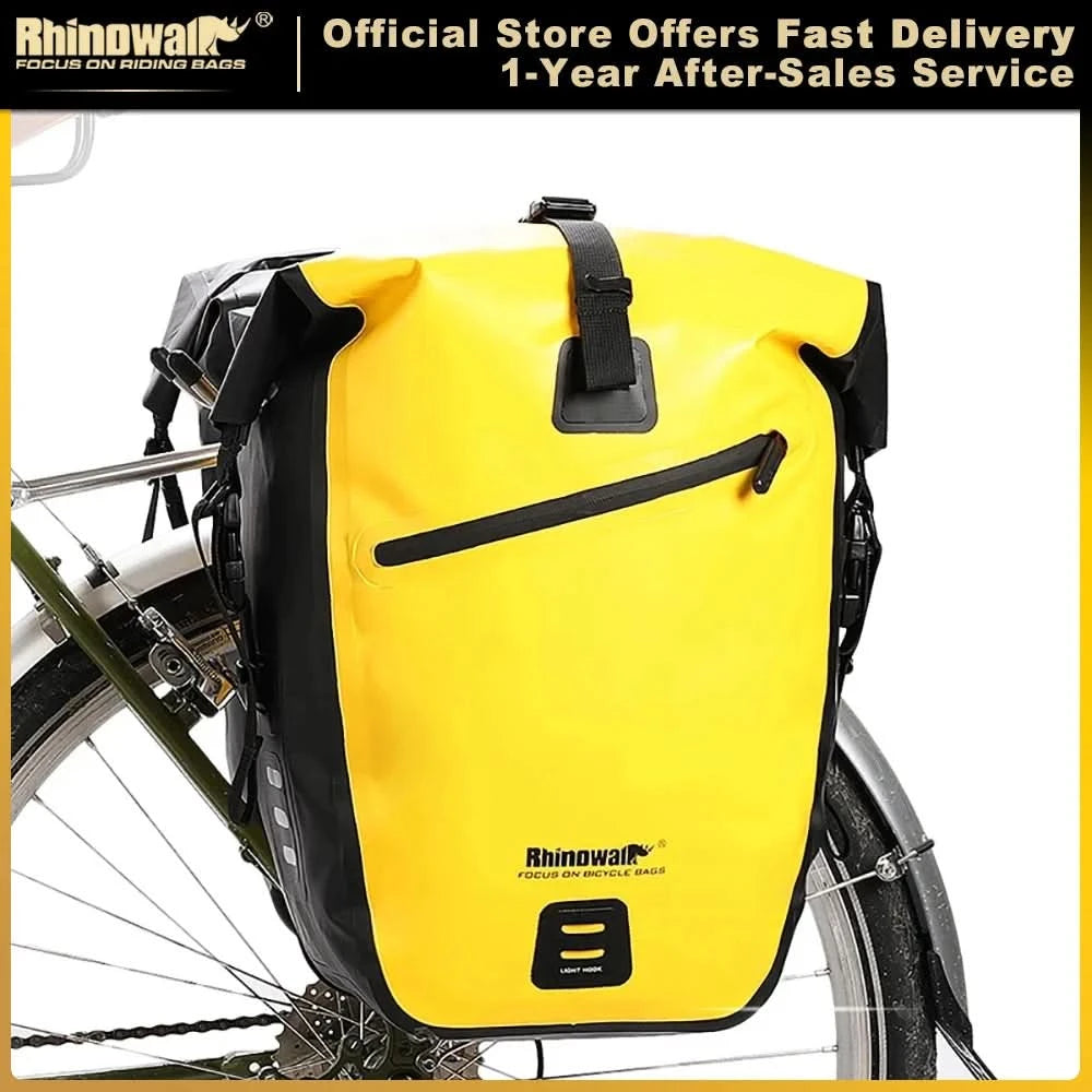Rhinowalk Wasserdichte Fahrradtasche 20L/27L Reise Radtasche Korb Fahrrad Gepäckträger Hinten Sattel Tasche Fahrradtaschen & Packtaschen