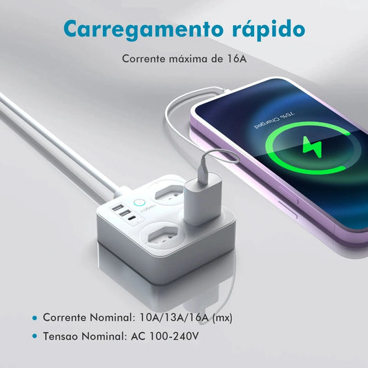 Smart Switch with socket, Brazil line filter, smart plug, USB socket, Smart Switch, Smart Socket