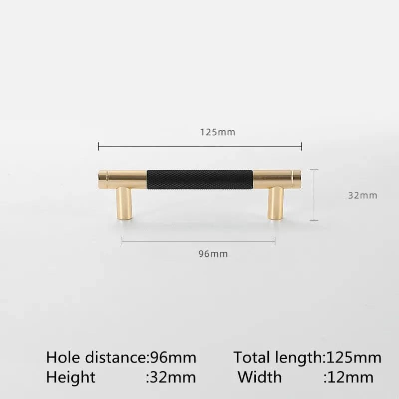 KK&FING Aluminium Knurled Handle Furniture Gold Cabinet Knobs Long Handles Kitchen Cupboard Drawer Knobs Dold Knobs And Pulls