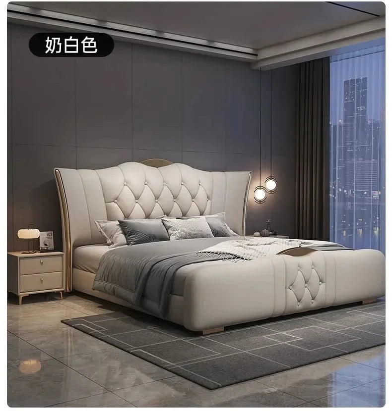 Bedgeraamte & Frames Bedframes Queen Size With Mattress Bed 180x200cm King Size Single Bed Base Modern Bedroom Set Furniture