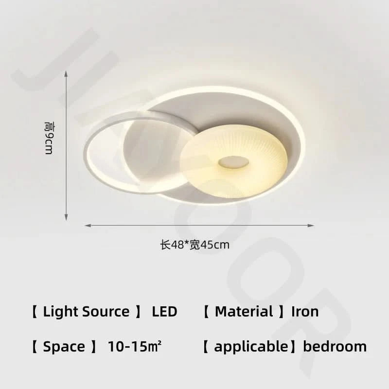 Bedroom light creamy style warm romantic children's room full spectrum eye protection designer's creative flower ceiling light
