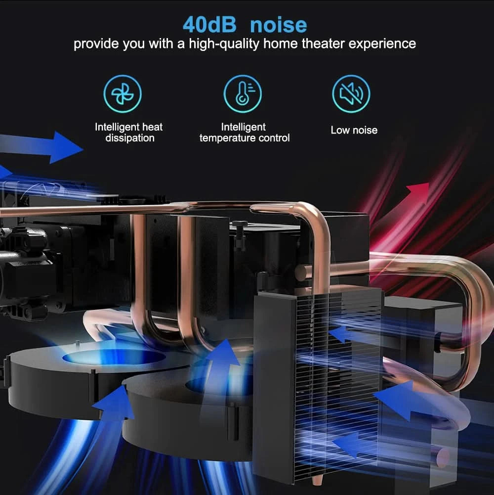 ThundeaL TD92 Pro Full HD Projector Portable Home Theater for 2K 4K 1080P Video Android WIFI Phone TD92Pro Beam Projector Cinema
