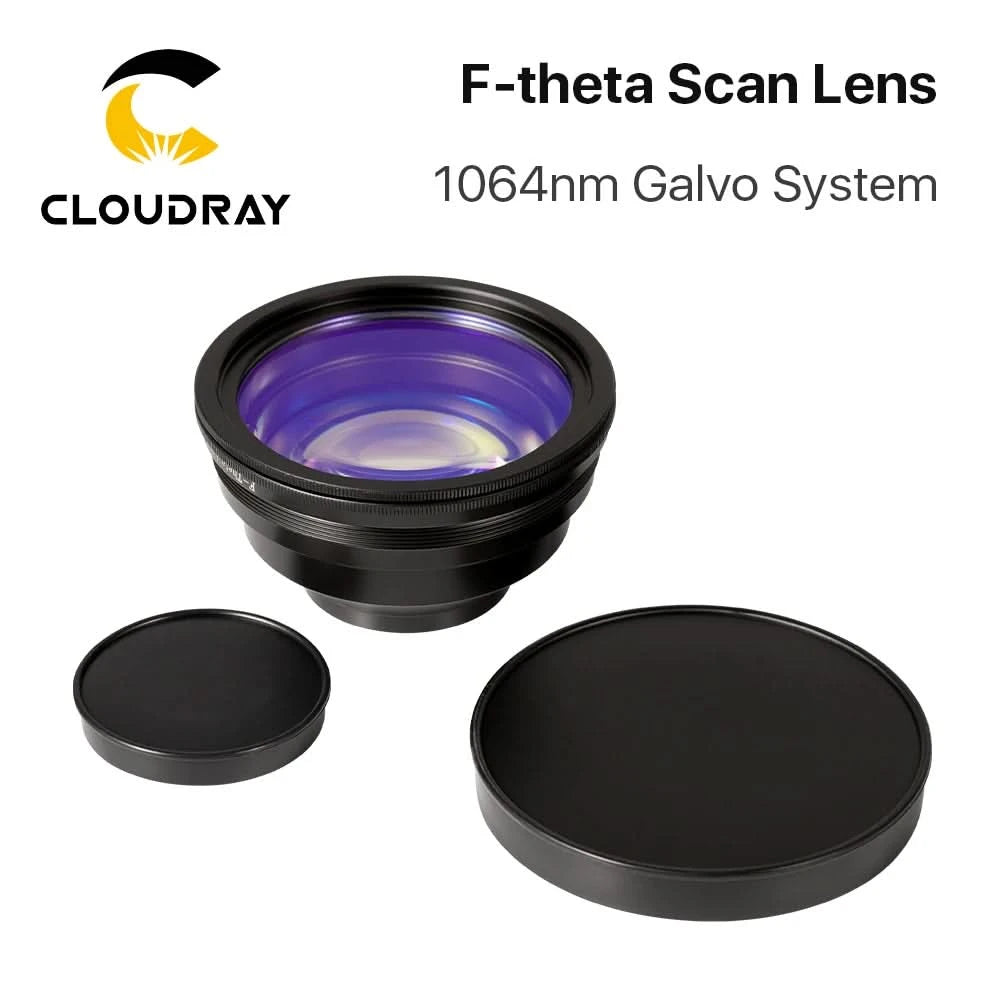 F-Theta-Scanobjektiv Feldlinse 1064nm 50x50 - 300x300 F63-420mm für 1064nm YAG-Glasfaserlaser-Markierungsmaschinenteile