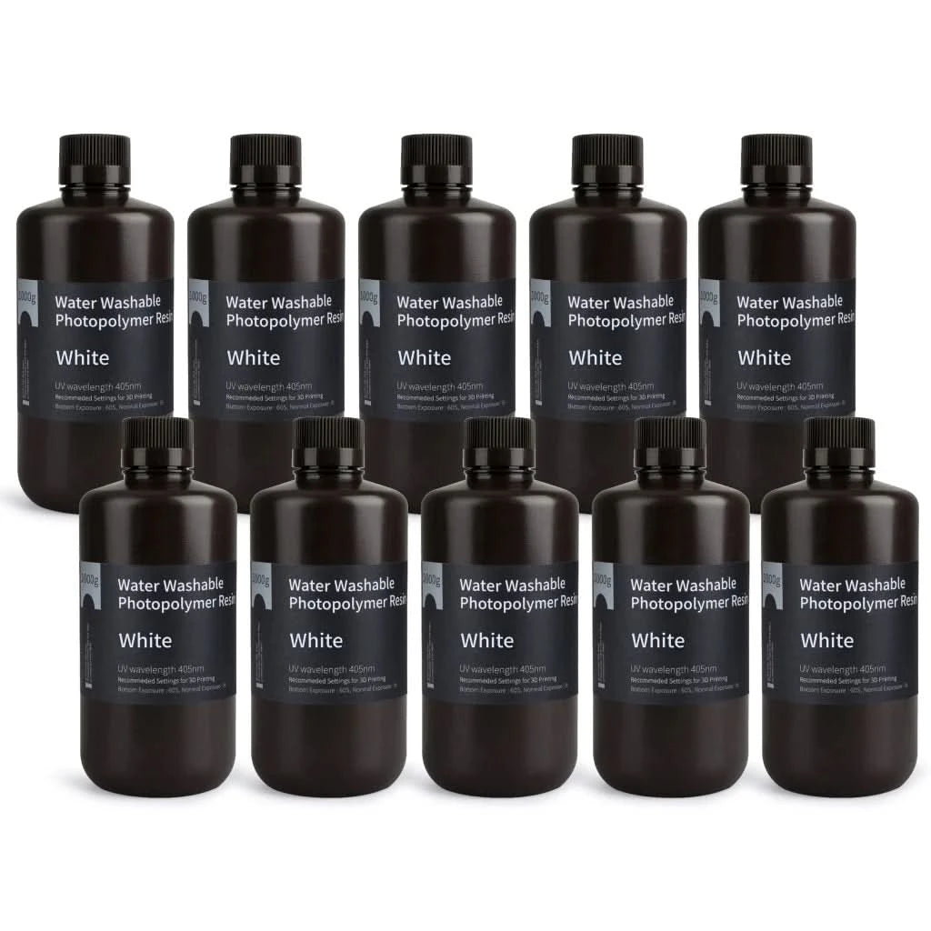 ELEGOO Water Washable 3D Druckerharz LCD UV-härtendes Harz 405nm Standard Photopolymerharz für LCD 3D-Druck 1000g 8 Farben