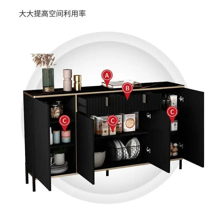 Fashion Modern  Cabinets Living Room Storage Modern Open Space Saving Display Cabinet Trendy Big Vitrina Home Furniture