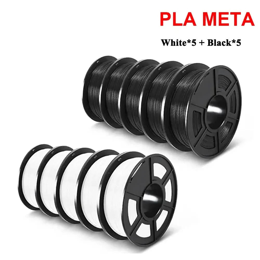 SUNLU 3D Filament PLA/PLA META/PETG/ABS/TPU/PLA MATTE 1.75mm 10 Rollen 1KG/0.5KG 3D-Drucker-Filament für 3D-Drucker