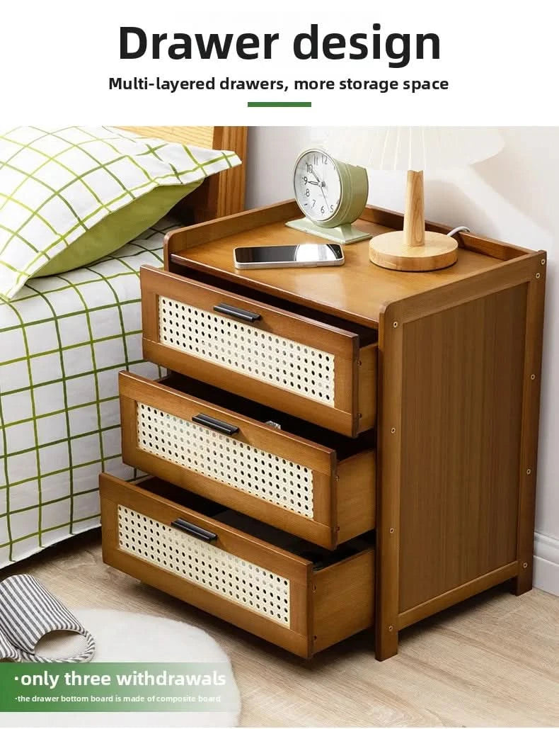 Bedroom bedside table, family living room drawer style storage cabinet, snack storage cabinet, storage box, sofa side table