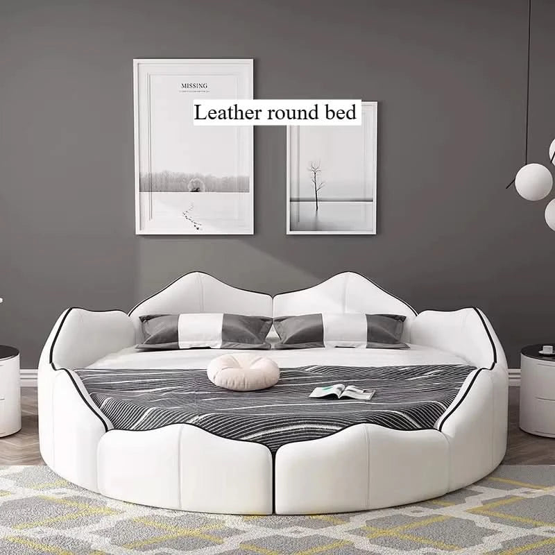 Bedrooms King Size Bed Luxury Aesthetic Two Persons Beds Wooden Frame Sleeping Muebles Para Dormitorio House Accessories