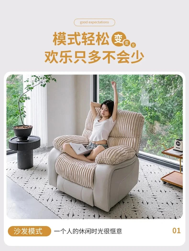 Lounge Recliner Living Room Sofa Game Cushion Relax Cinema Sofa Comfortable Minimalist Divani Da Soggiorno Home Furniture