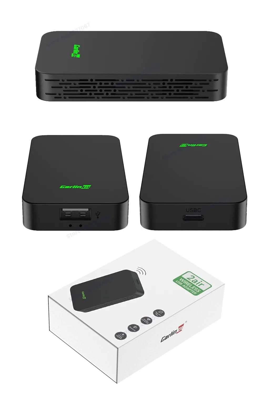 CarlinKit 5.0 4.0 Wireless CarPlay Adapter Android Auto Dongle Multi-Device Supported Wired To Wireless CarPlay Box Automatische Verbindung