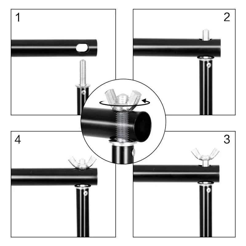 SH 2.6m*3m Suit Adjustable Backdrop Stand for Photography Wedding Photo Studio Backdrop Video Background Frame