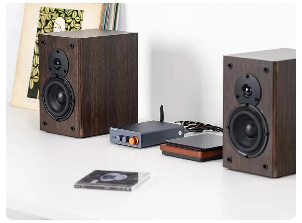 Fosi Audio BT20A Pro TPA3255 Bluetooth Sound-Endstufe 300W x2 Mini HiFi Stereo Class D Verstärker Bass Höhen für Heimkino
