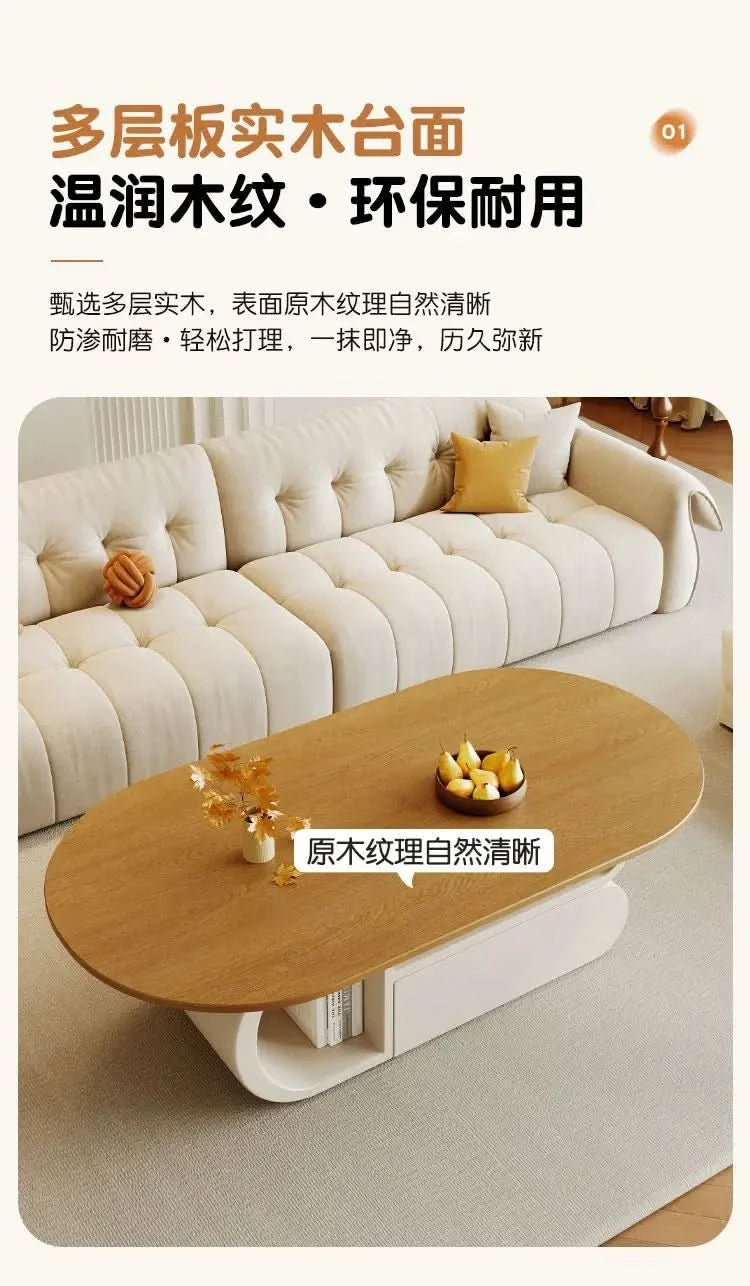 Kitchen Luxury Coffee Table Modern Design Minimalist Aesthetic Coffee Table Books Ornaments Meuble De Salon Home Furniture