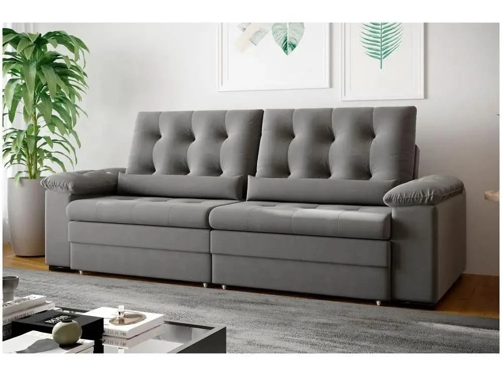 Sofa 3-Sitzer ausziehbar verstellbar Wildleder Thormatta Colombia SMP
