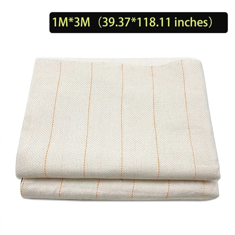 Primäres Tufting-Gewebe, Trägerstoff für elektrische Teppich-Tufting-Pistolen für Teppich-DIY-Stanzen, kleine Größen 1,5/2/3/4/5M