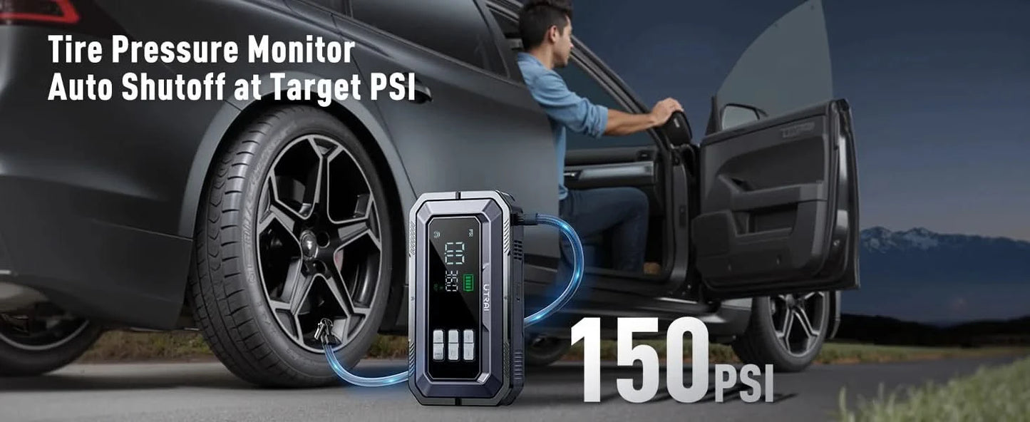 UTRAI Jump Starter 2000A/2500A/4000A/6000A Power Bank Portable Charger Car Booster 12V Auto Starting Device Emergency Car Batter