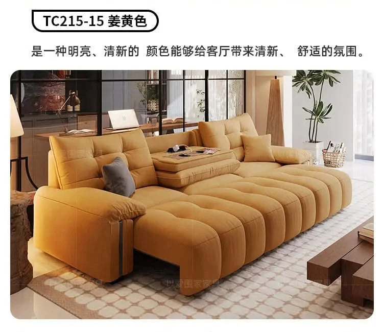 Multifunctional Lounge Electric Sofa Modern Fashion Retractable Sofa Bed Luxury Modern Full Size Frame Furniture Living Room