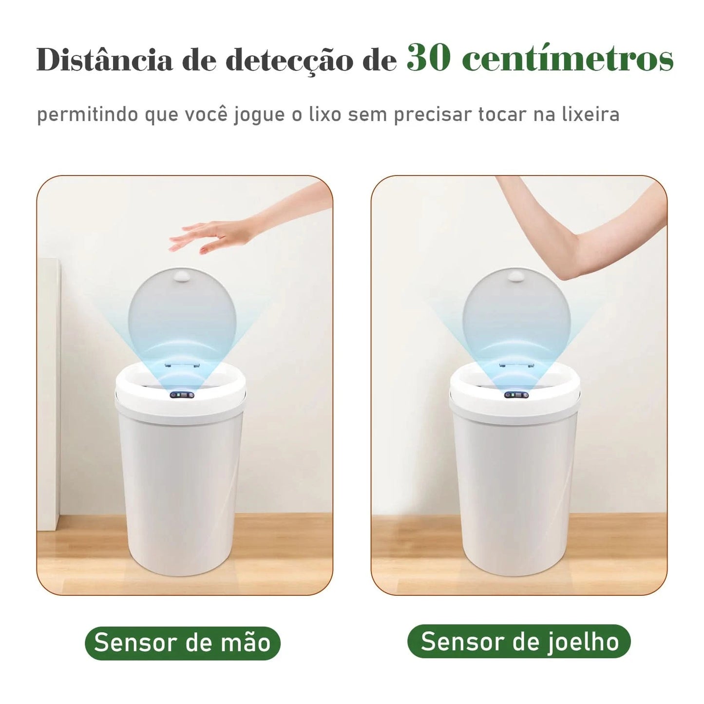 Automatischer Sensor-Mülleimer, Abfalleimer, Mülleimer, Plastik-Mülleimer, Küche, Wohnzimmer, Haushaltskapazität