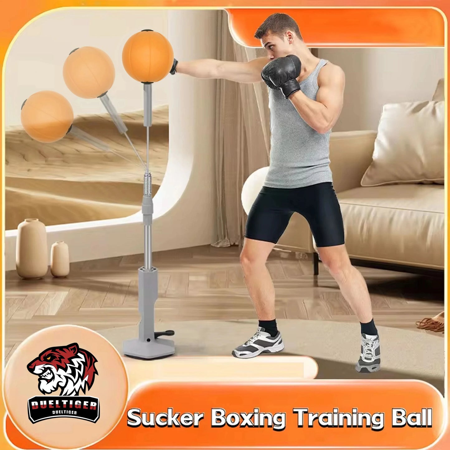 Leichter Box-Speed-Bag mit Saugnapf, Box-Reflex-Bag für Jugendliche und Erwachsene zum Training von Reaktion und Agilität, Stressabbau