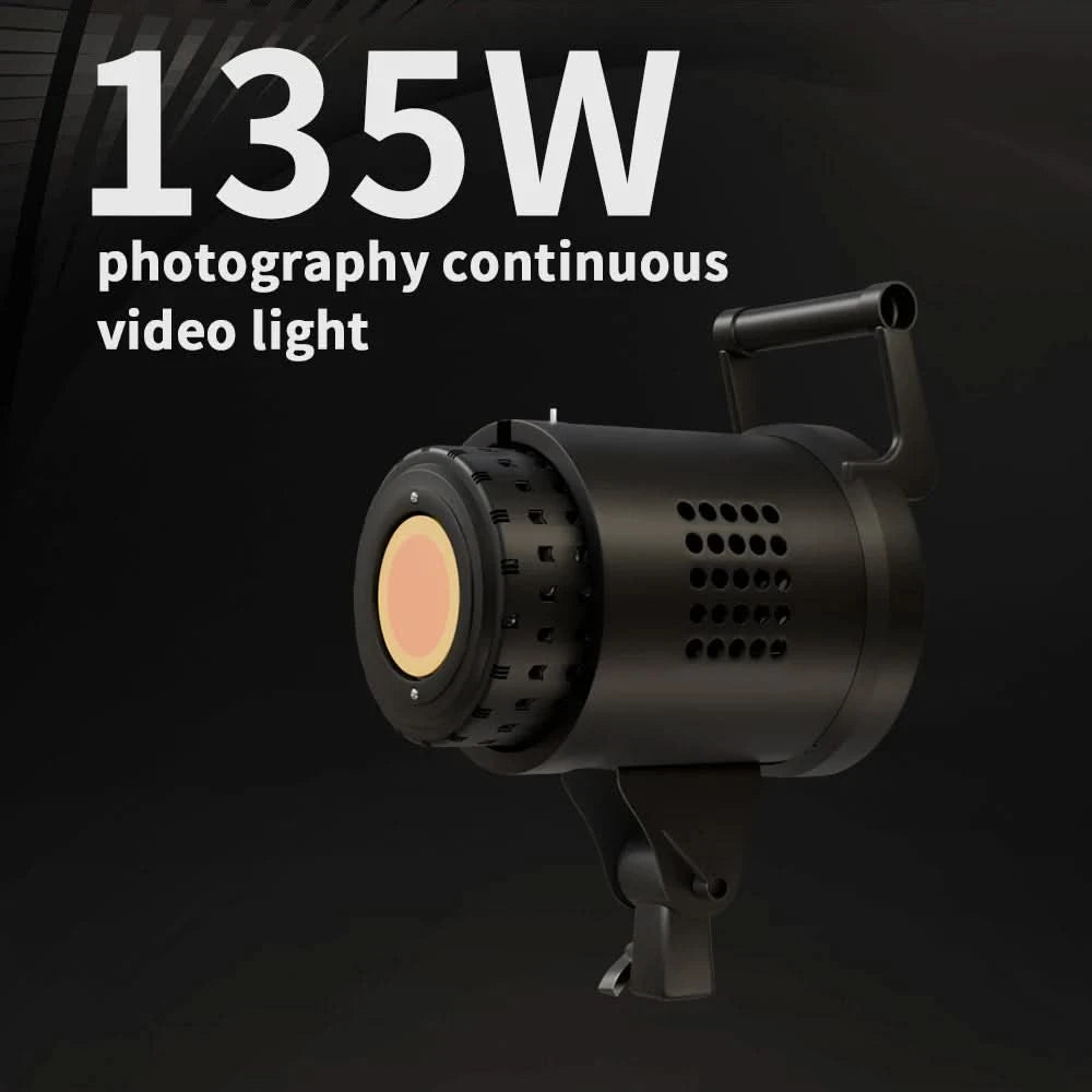 135W Photography LED Video Light  Daylight-Balanced Sun Lamp for Portrait Flash Studio Accessories Youtube Live