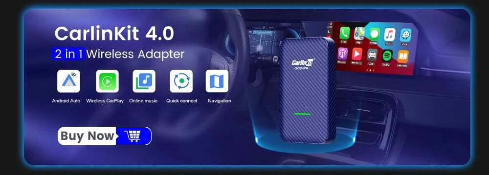 CarlinKit 5.0 4.0 Wireless CarPlay Adapter Android Auto Dongle Multi-Device Supported Wired To Wireless CarPlay Box Automatische Verbindung