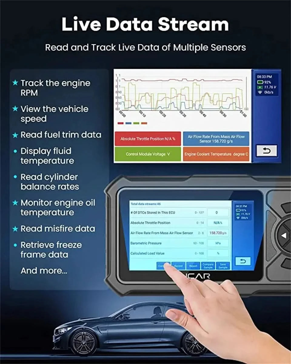 MUCAR CDE900 PRO Diagnosewerkzeuge für Auto Obd2 Code-Lesegerät Diagnose Autos Lebenslanges kostenloses Update OBD2 Scanner Werkzeuge für Mechaniker