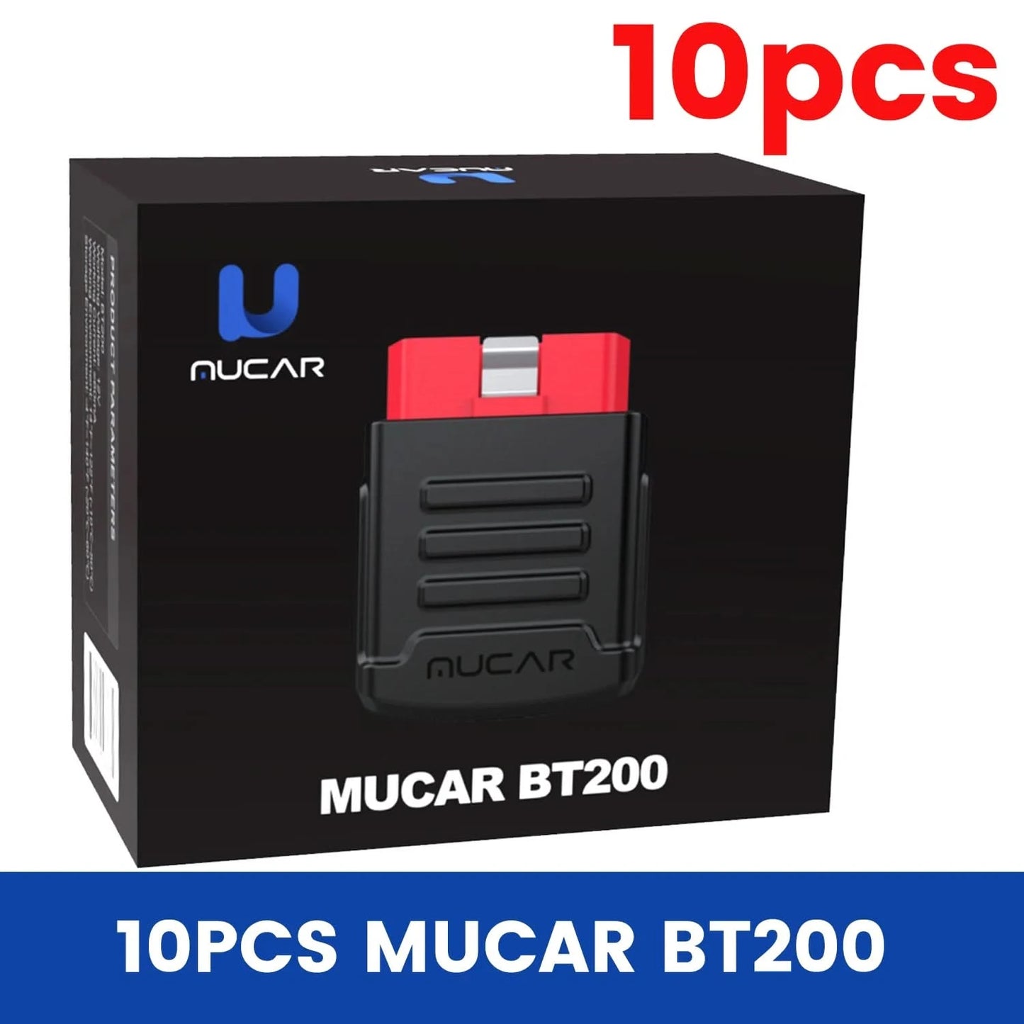 10pcs-100pcs MUCAR BT200/BT200 Pro OBD2 Diagnostic Tool Full System Diagnosis for all cars lifetime free, 15 reset service