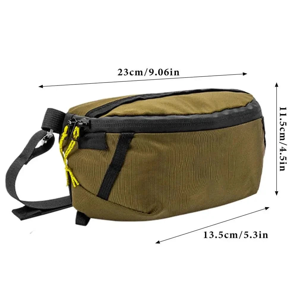 Tragbare Outdoor-Gürteltasche Verstellbare Wandertasche mit Gurt Berglauf-Hüfttasche Fahrradrucksack für Camping Wandern