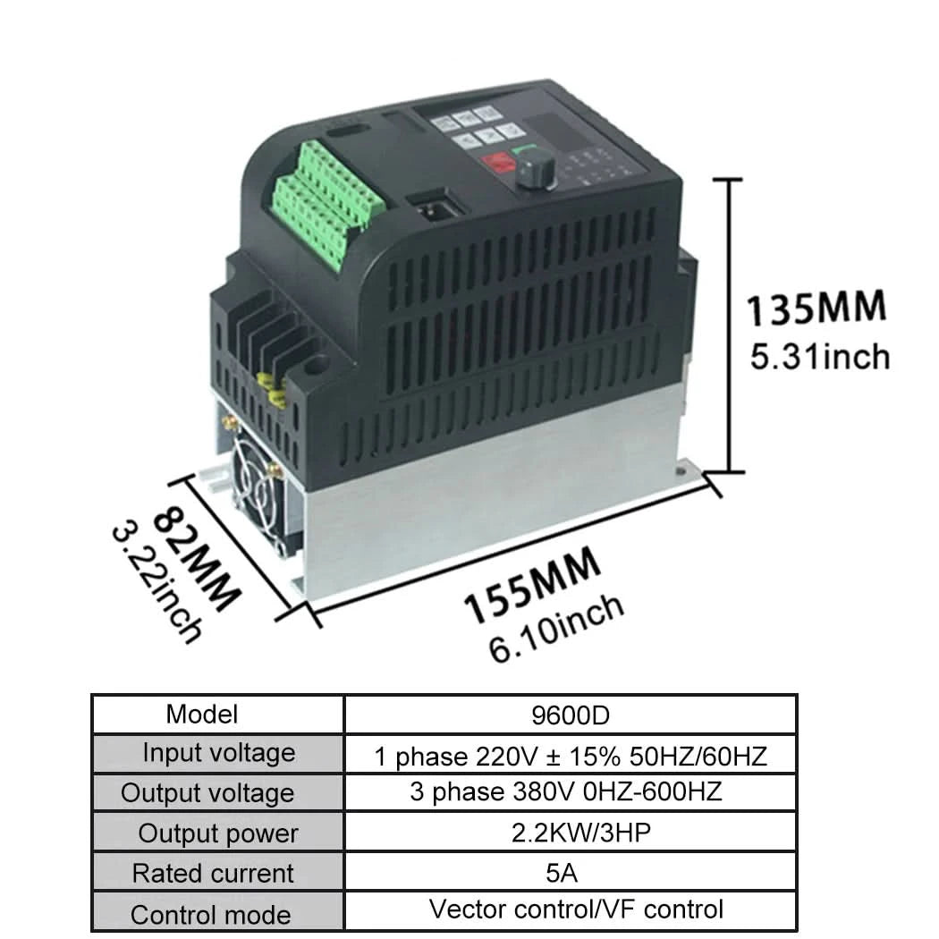 380V Or 220V Economical VFD Variable Frequency Drive Converter Inverter 1.5/2.2/3.7/4/5.5/7.5/11 KW Motor Speed Controller