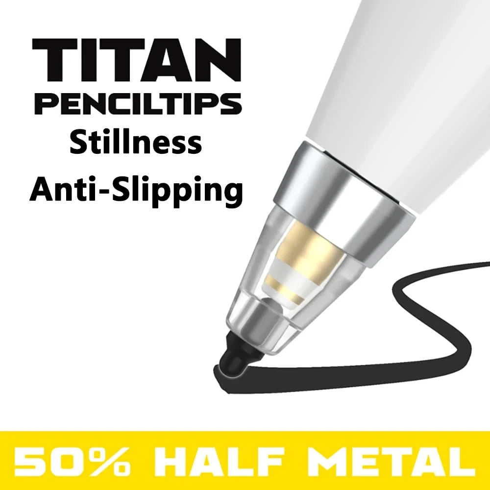 For Apple Pencil Pro Tips Pencil Nib For Apple Pencil Tip Soft Hard Metal For Apple Pencil 1st 2nd 3th(USB-C) Apple Pencil Pro