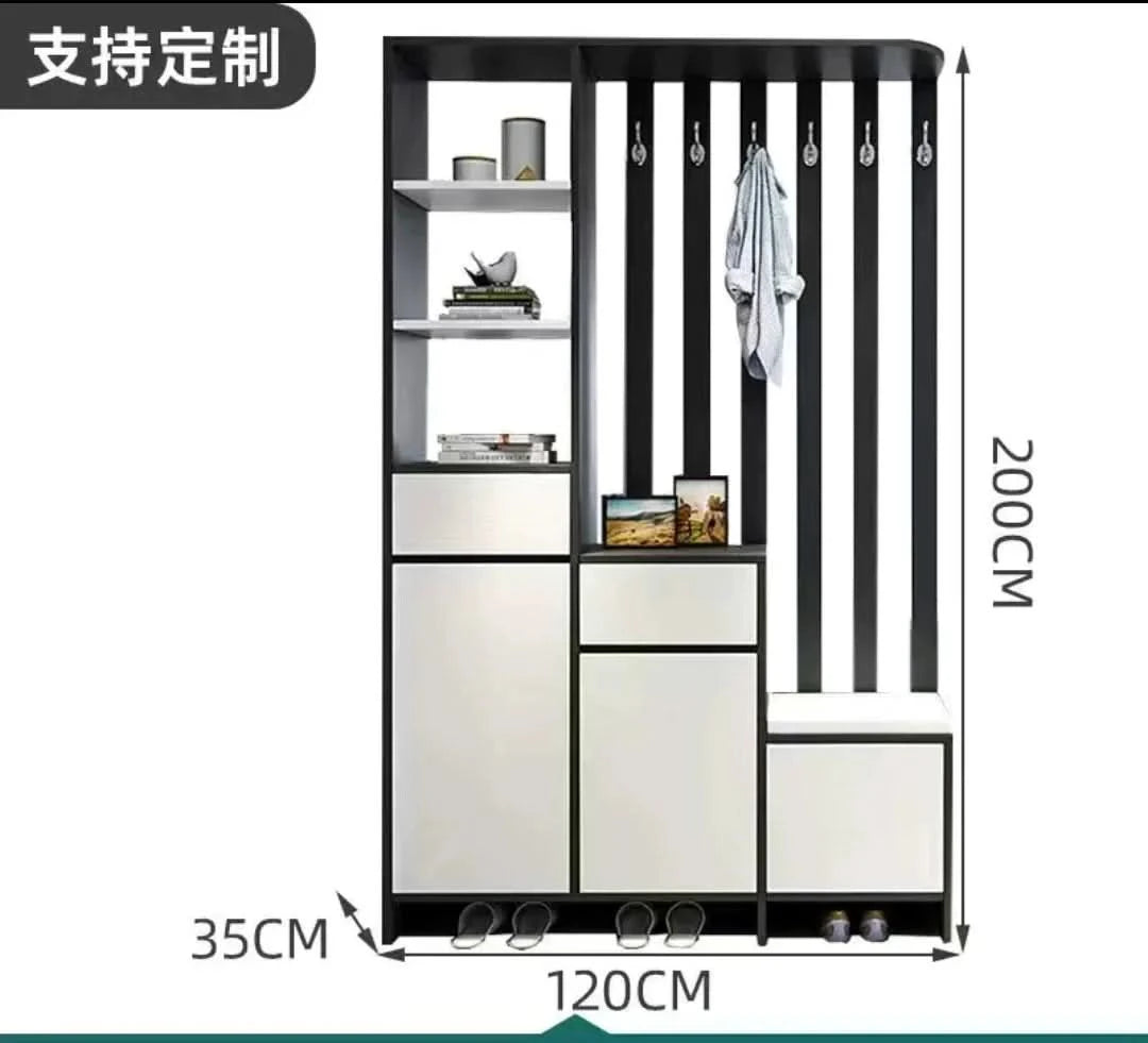 Modern simple large storage space multi-functional partition set furniture living room hall cabinetdrawer type storage Living ro