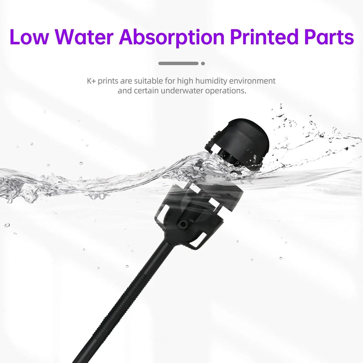 Resione K+ Tough ABS-ähnliches 3D-Harz Kratzfest Hohe Präzision UV 405nm für LCD SLA DLP Elegoo Anycubic 3D-Drucker